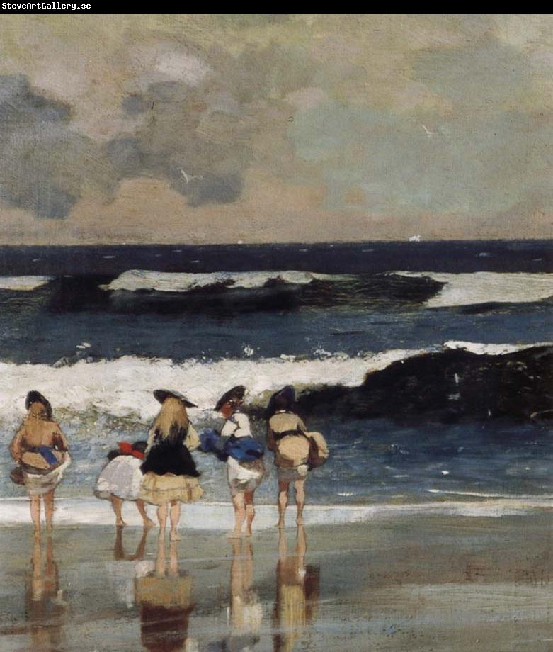 Winslow Homer Detail from on the Beach